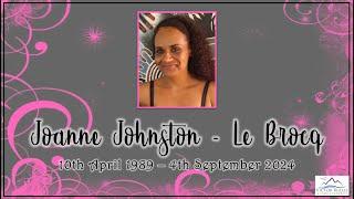 In Loving Memory of Joanne Jean Johnston-Le Brocq