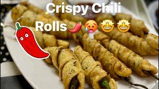 Crispy Chili  Rolls| Ramzan Special| Iftar Ideas| Easy Recipe| Iftar Recipe