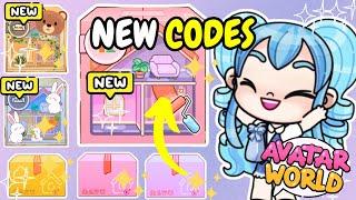 DECORATION PROMO CODE  NEW FURNITURE AND HOUSE UPDATE  AVATAR WORLD | PAZU