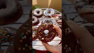 Homemade Donuts|Chocolate Donut|Easy Donut Recipe#shorts#ytshorts#shortsfeed#trending#viral#food