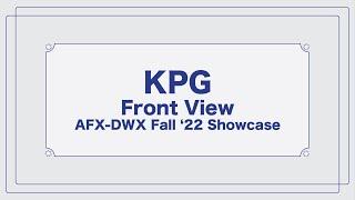KPG - Front View | AFX-DWX Fall 2022 Showcase