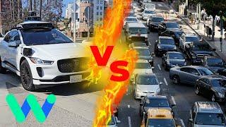 Driverless Waymo vs LA Rush Hour! | Waymo Ride Along #2