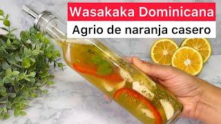 Wasakaka Dominicana agrio de naranja casero‍(La cocina de Yari)