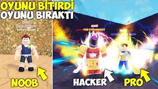  TÜRK TAKİPÇİM OYUNU BİTİRDİ SAATLERCE KASTIM !  Strongest Punch Simulator / Roblox Türkçe