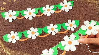 Best Border Design for Republic Day  |  Easy paper Chain Idea  |  Bulletin Board Border Design