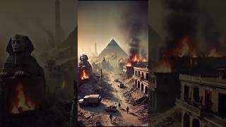 Fall of Egypt Empire | AI Imagination | Egyptian Civilization | Giza | Pyramids of Egypt #shorts