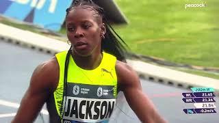 Shericka Jackson 21.84 | 2022