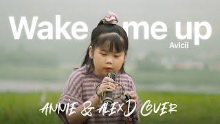 Sing in Public on Grass by the lake | Cover song Wake me up (Avicii) by AlexD and Annie