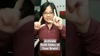 Activate Both Sides of Your Brain with This Exercise! | #brainexcercise #youtubeshorts #braingames