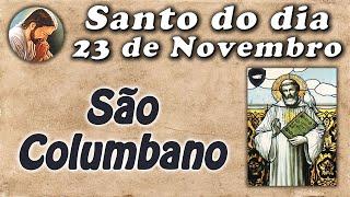 História de São Columbano - Santo do dia 23 de Novembro