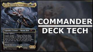 Storm, Force of Nature - The Strongest Storm Commander - Commander Deck Tech [ MTG / EDH / Temur]