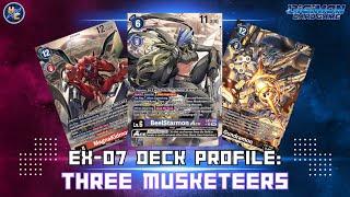 KER BLAM! EX-07 Three Musketeers Deck Profile ft. Arby