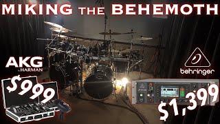 Miking a MASSIVE Drum Set and Studio Cable Management Made Easy!!