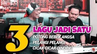 [ Mushup ] 3 Lagu Jadi Satu - Musisi Jenaka Makassar | Cover Parody