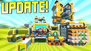 NEW UPDATE Brings Crafting to Creative Mode, and Powerful New Commands! - Scrap Mechanic Gameplay