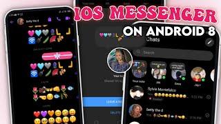 iOS Emoji Messenger Updated Version on Android 8 devices