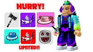 HURRY! GET ALL NEW FREE! ITEMS  (limited) ROBLOX ⭐