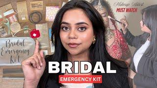Bridal Emergency Kit: Must-Have Essentials for Wedding Day!  MUST WATCH BRIDE-TO-BE/ MAKEUP ARTIST