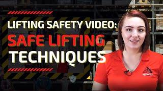 Lifting Safety Video: Safe Lifting Techniques in the Workplace