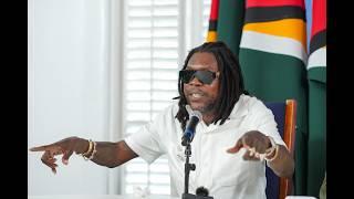 President Ali and Jamican Artist Vybz Kartel engage local artistes at State House #vybzkartel