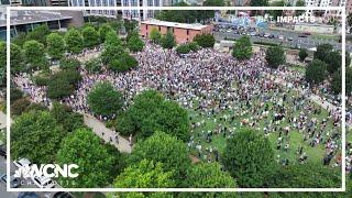 Recap: Charlotte's Uptown 'No King's Day' protest