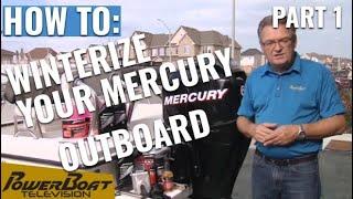 How to winterize a Mercury 60 HP EFI outboard | My Boat DIY