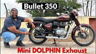 Dolphin Exhaust for Bullet & Classic 350 - Heavy Bass Sound