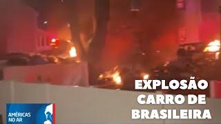 Américas No Ar - 12/11/24 - Carro de família brasileira explode nos EUA e provoca grande incêndio