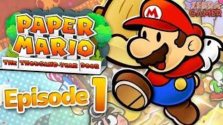 Paper Mario: The Thousand-Year Door Gameplay Walkthrough Part 1 - Prologue: A Rogue's Welcome!