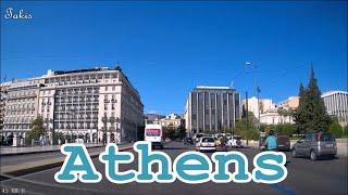 Driving in Athens center - Greece