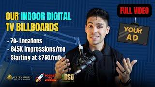 Indoor Digital TV Billboards by Golden Medina Services x RTVM x DSD | Las Vegas Marketing