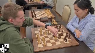 A. Preobrazhensky (1841) vs WIM N. Kostina (2006). Chess Fight Night. CFN. Blitz