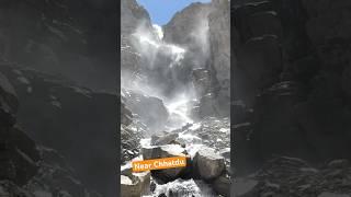 Chhatdu/Lahaul&Spiti/Waterfall. #adventure #waterfall #spiti #himachaltour #manali #offroad