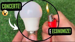 Lâmpada  de Led Queimou Faça Isso E Economize Seu Dinheiro! Dica Genial