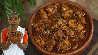 Tasty Kerala Style Chicken Curry - Varutharacha Chicken Curry