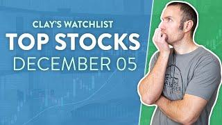 Top 10 Stocks For December 05, 2024 ( $CYCN, $PSQH, $SMX, $NVDA, $SOUN, and more! )