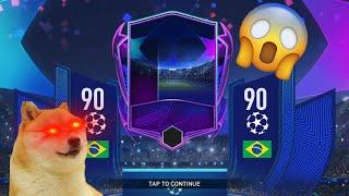 CHAMPIONS LEAGUE PACK OPENING IN FIFA MOBILE