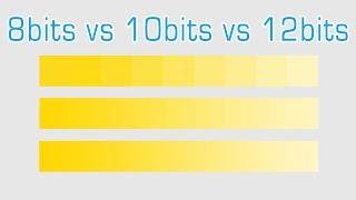 Comparing 8 bits vs 10 bits vs 12 bits RAW video footage