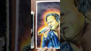 #short video#kk#rip #kk portrait painting Water colour#pastel