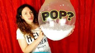 Making Floam Slime With Giant Balloons Popping - Izabela Stress