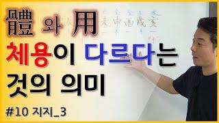 [기초강의]10  체 와 용의 개념