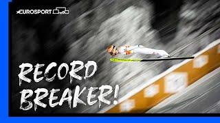 RECORD BREAKER Stefan Kraft!  | Men's Ski Jumping World Cup | Highlights | Eurosport