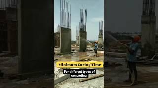 Curing period of RCC structure #curing #reinforcedconcrete #youtubeshorts