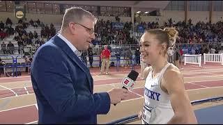 NCAA INDOOR : ABBY STEINER (KENTUCKY) 200M PRELIMS 22.45