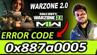 Warzone 2.0 error code 0x887a0005 #FIX | #modernwarfare2/warzone #0x887a0005 || by borntoplaygames