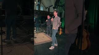 Our sound check, a capella ShenandoahYesterday at the Milwaukee Irish Cultural and Heritage Center