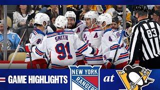 GAME HIGHLIGHTS | 2024-25: New York Rangers at Pittsburgh Penguins (10/9/24)