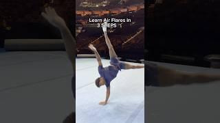 Learn air flares in 3 steps from Frederick Richard  #gymnast #gymnastics #bboy #olympics #flares