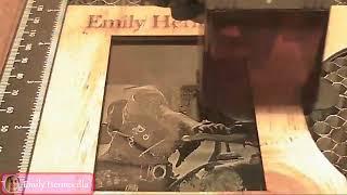 Biker girl, AI created image on anodized card #laserengraving
