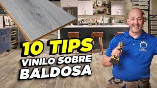 10 Tips para instalar pisos de vinilo sobre baldosa